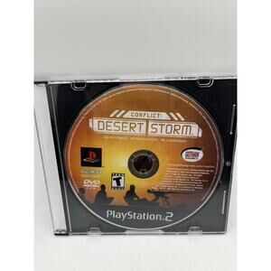 Conflict: Desert Storm (Sony PS2 2002) BLACK LABEL GAME DISC - TESTED & WORKING